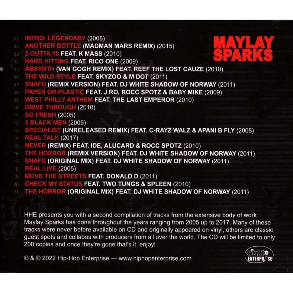Maylay Sparks - Guest Spots, Rarities & B-Sides, Volume 2