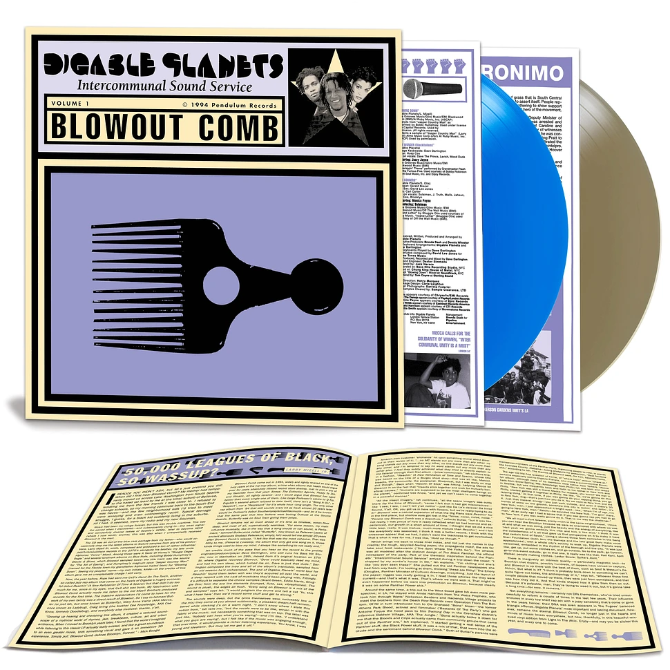 Digable Planets - Blowout Comb Blue & Gold Vinyl Edition