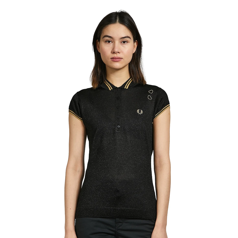 Fred Perry x Amy Winehouse Foundation - Metallic Knitted Shirt