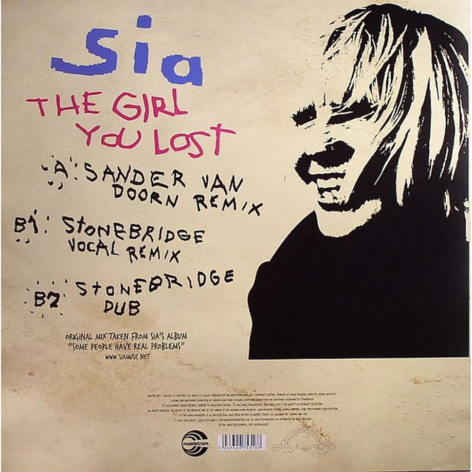 Sia - The Girl You Lost (Stonebridge & Sander Van Doorn Remixes) - Vinyl  12