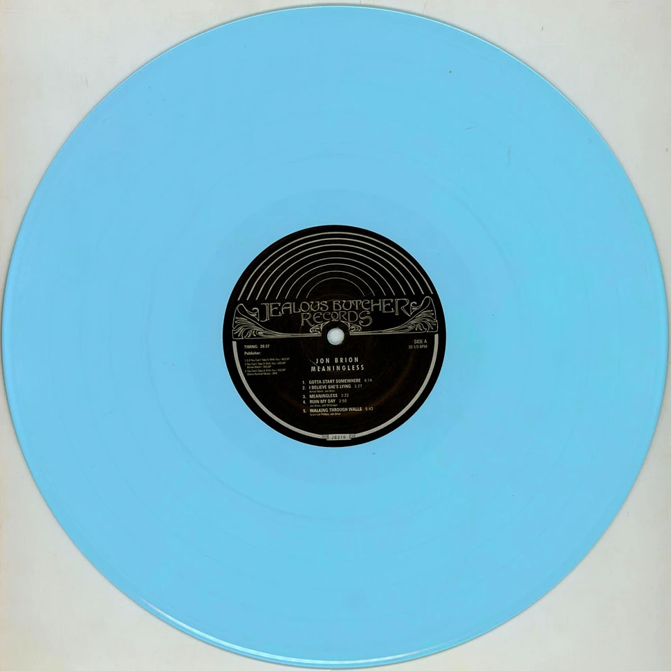 Jon Brion Meaningless Indie Exclusive Baby Blue Vinyl Edition