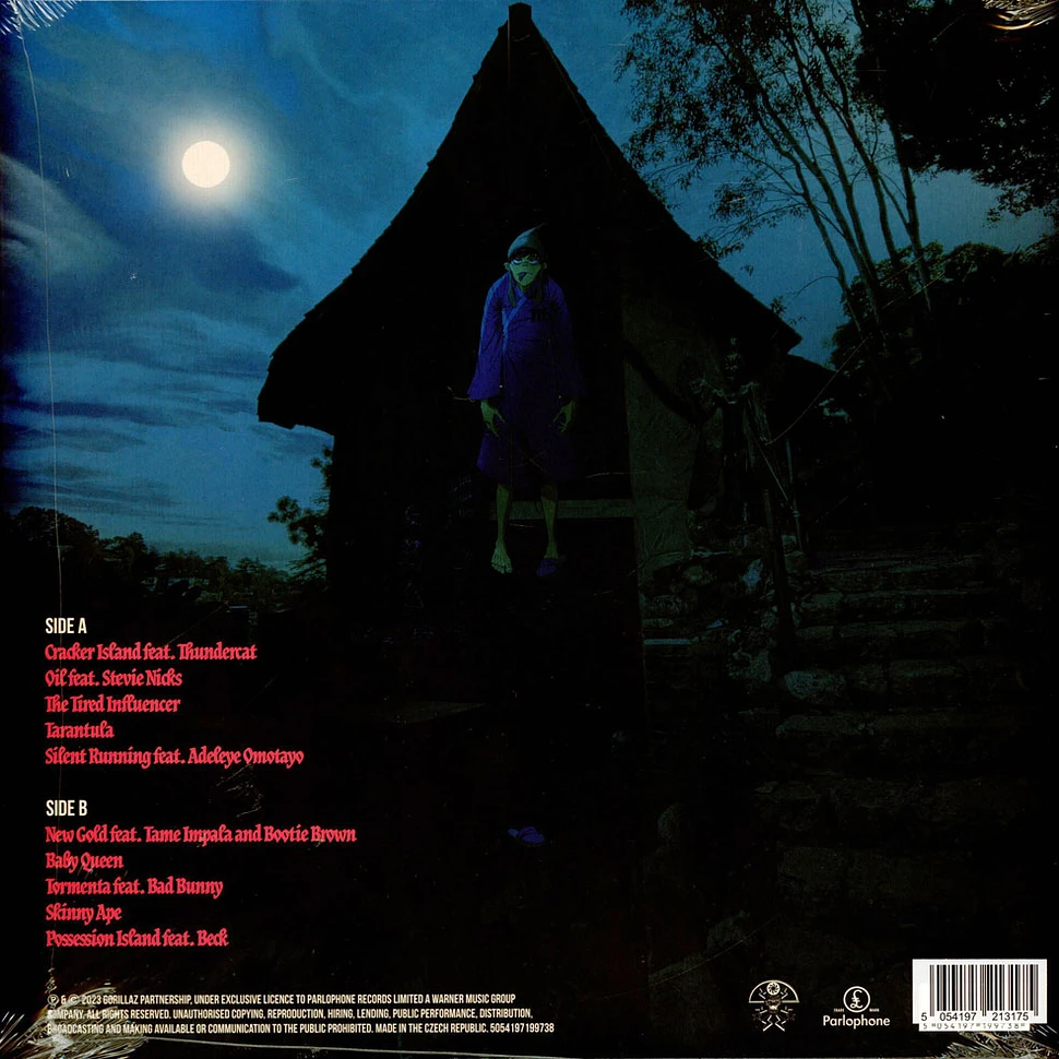 Gorillaz - Cracker Island HHV Exclusive Neon Pink Vinyl Edition