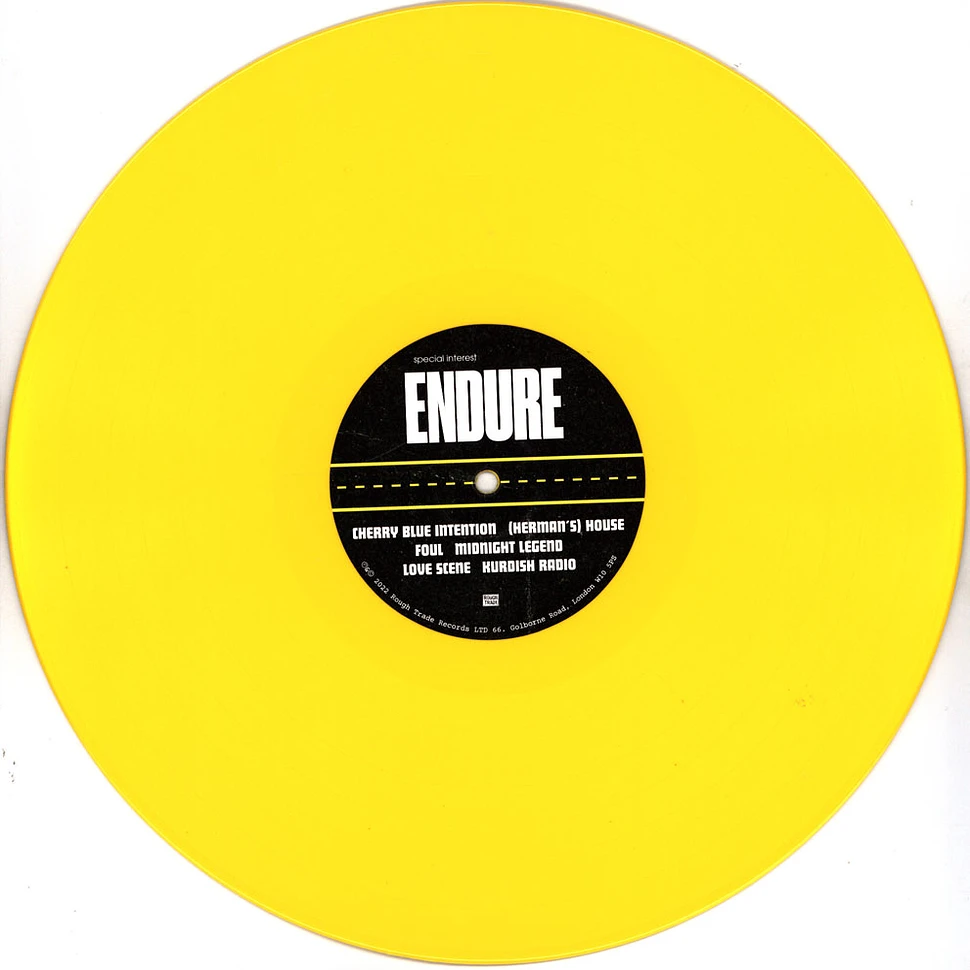 Special Interests - Endure Limited Yellow Vinyl Edition