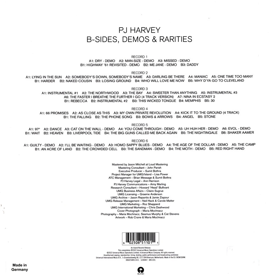 PJ Harvey - B-Sides, Demos & Rarities