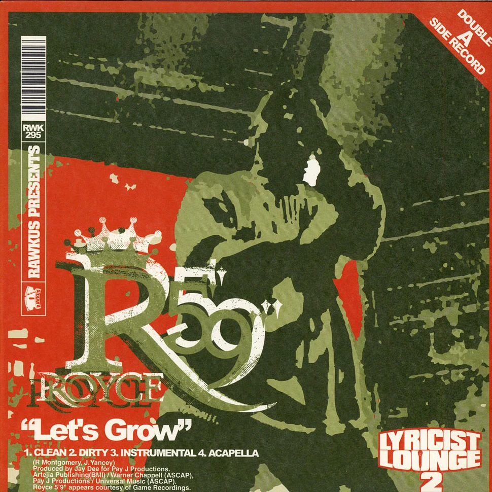 Cocoa Brovaz / Royce Da 5'9" - Get Up / Let's Grow