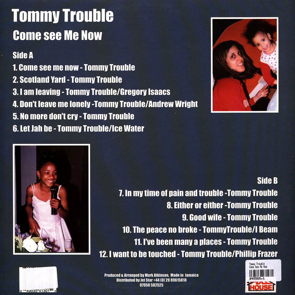 Tommy Trouble - Come See Me Now