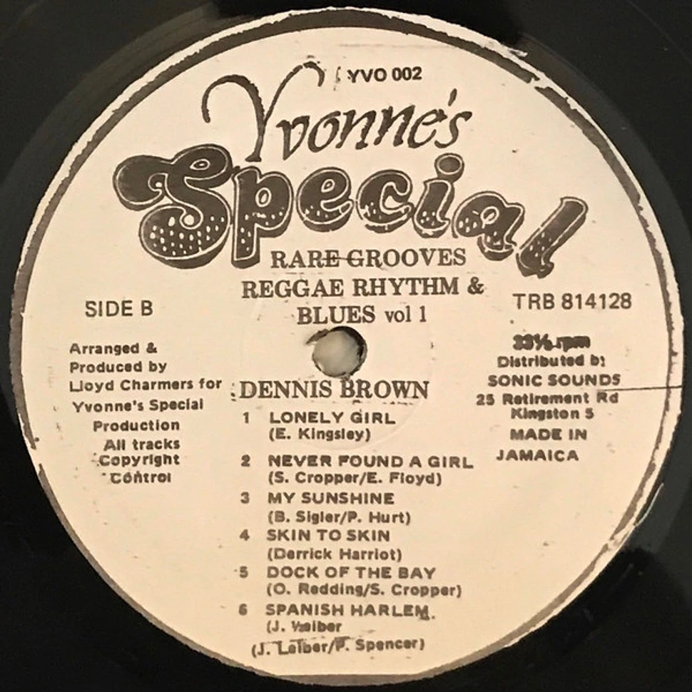 Dennis Brown - Rare Grooves Reggae Rhythm & Blues Vol 1