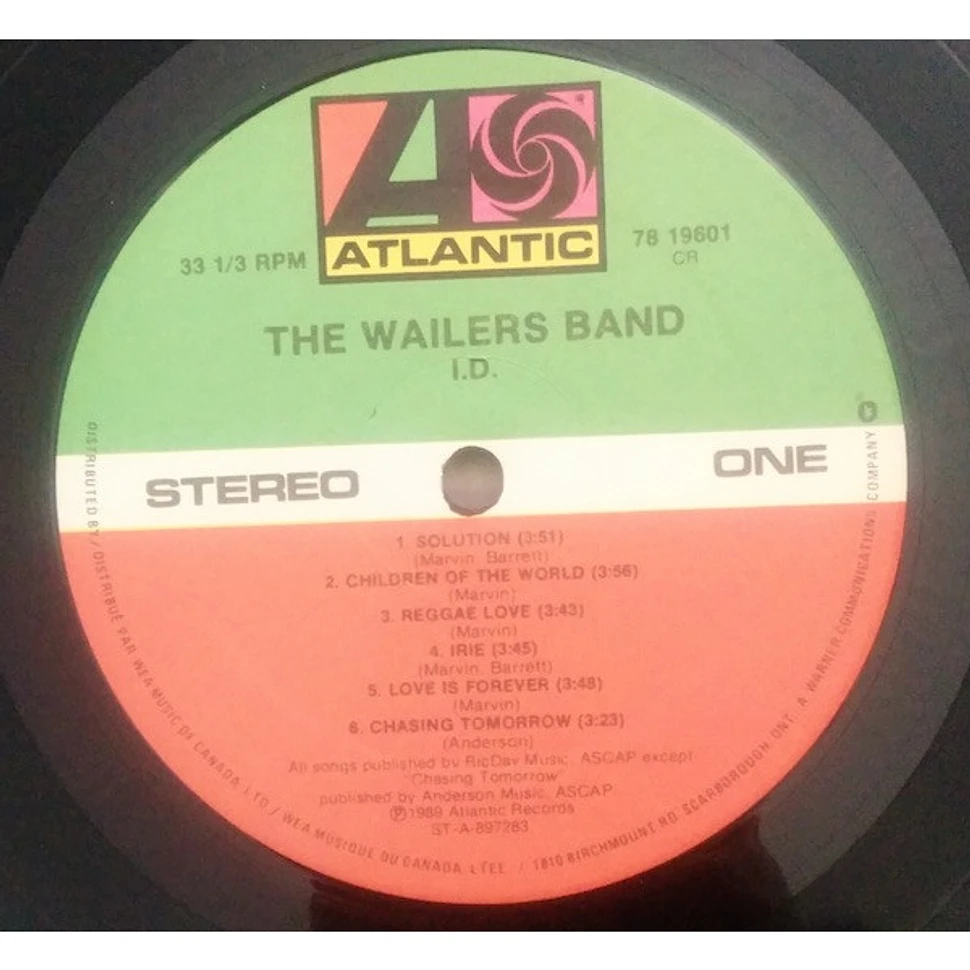 The Wailers Band - I.D.