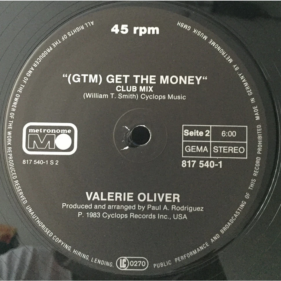 Valerie Oliver - (GTM) Get The Money