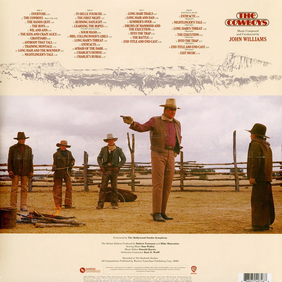 Foto 1: John Williams — The Cowboys (Original Motion Picture Soundtrack)