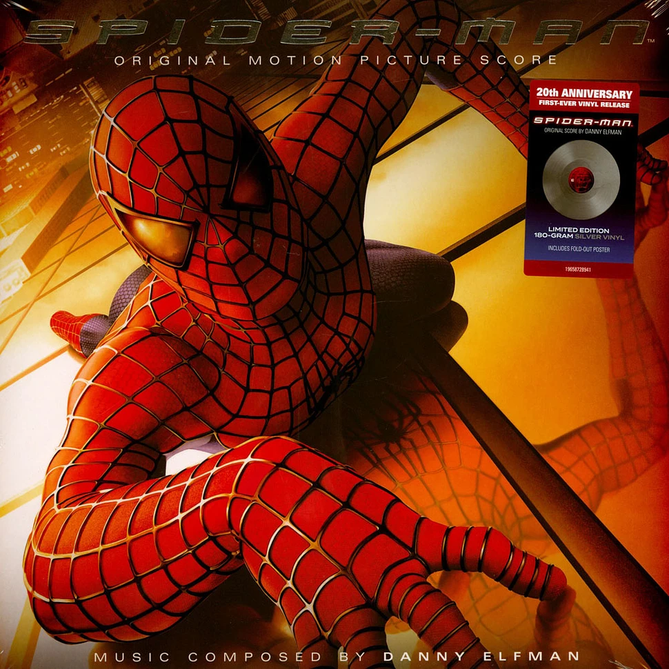 Danny Elfman - OST Spider-Man Score Silver Vinyl Edition