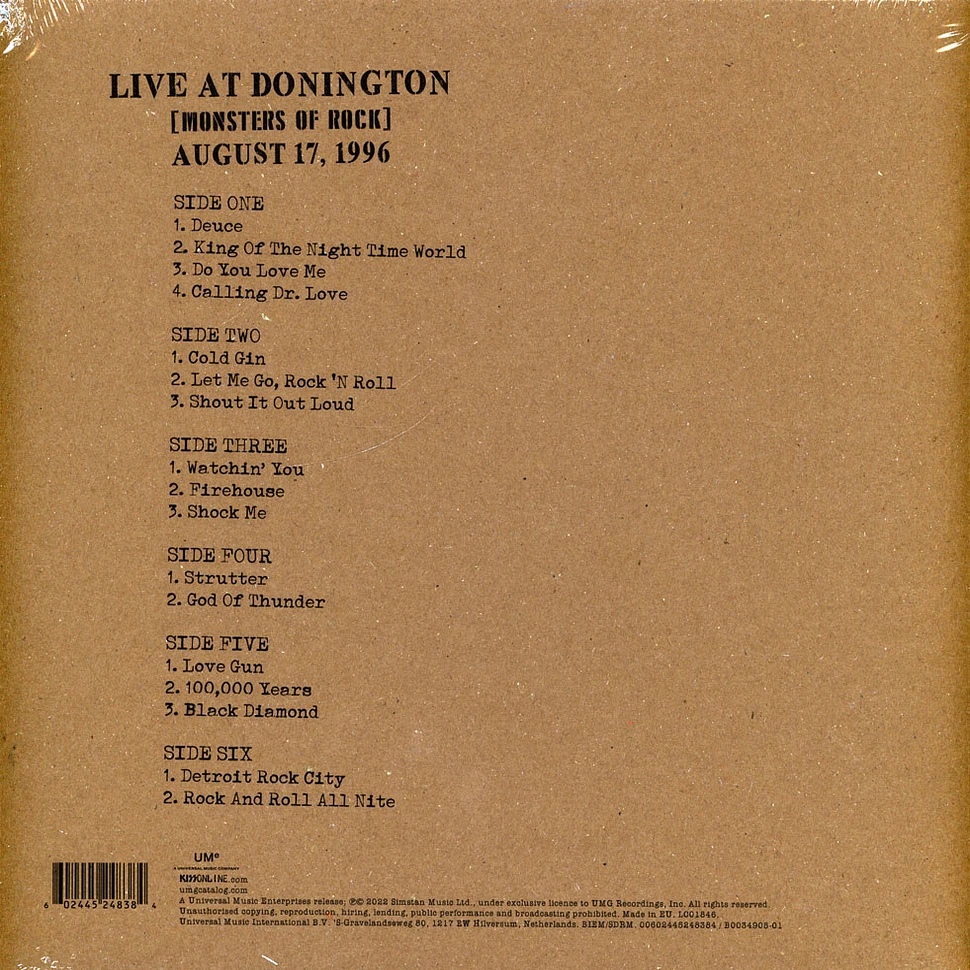 Off The Soundboard: Live At Donington 1996 Limited Vinyl 3LP Set