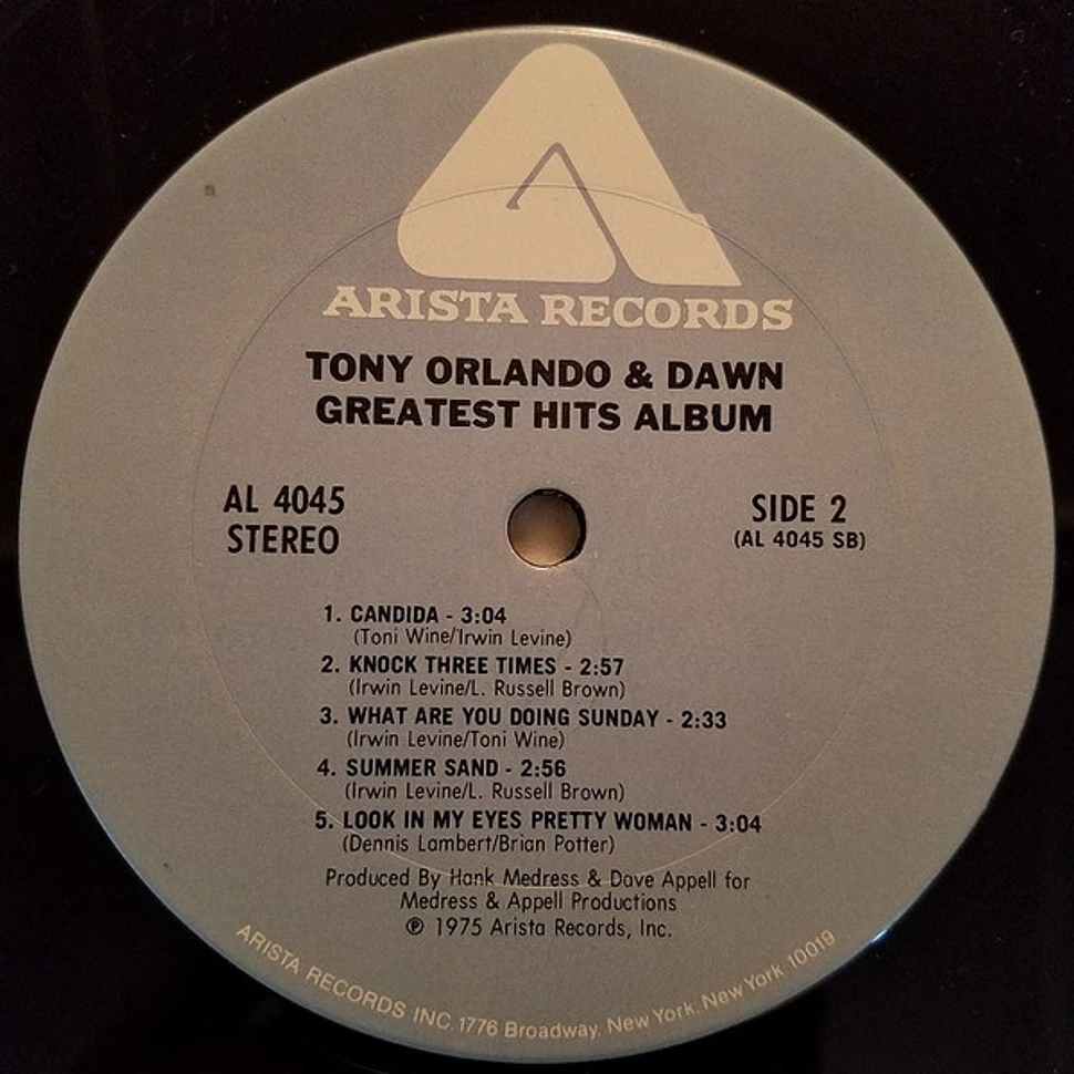 Tony Orlando & Dawn - Greatest Hits