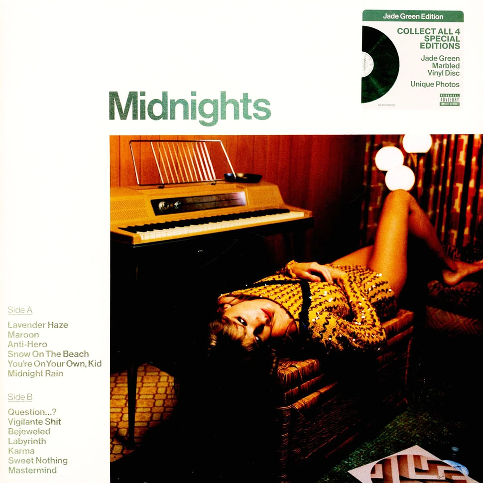 Taylor Swift - Midnights Jade Green Vinyl Edition