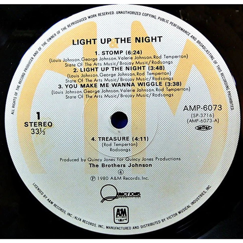 Brothers Johnson - Light Up The Night