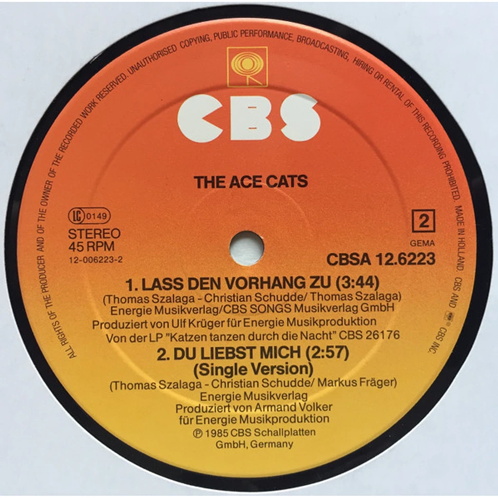 The Ace Cats - Du Liebst Mich