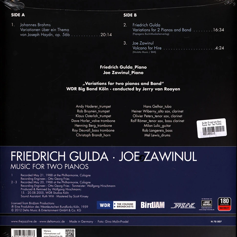 Friedrich Gulda / Joe Zawinul - Music For Two Pianos