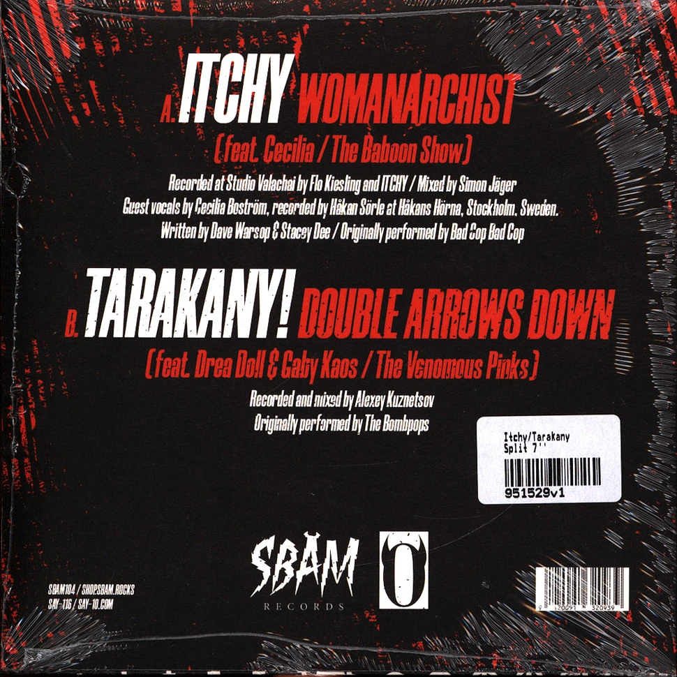 Itchy/Tarakany - Split 7''