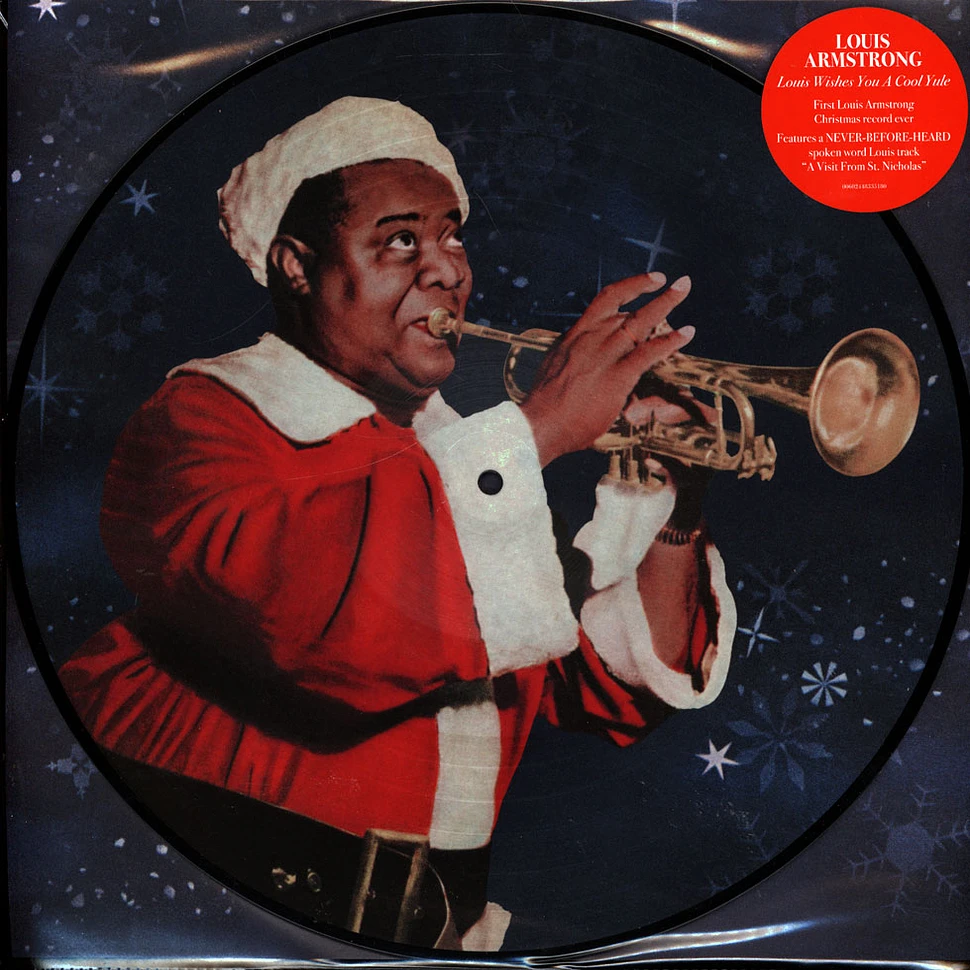 Louis Armstrong Wishes You A Cool Yule Picture Disc Vinyl Edition