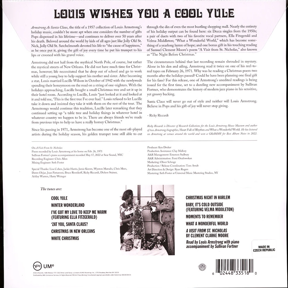 Louis Armstrong: Louis Wishes You a Cool Yule (Blue/Red Vinyl