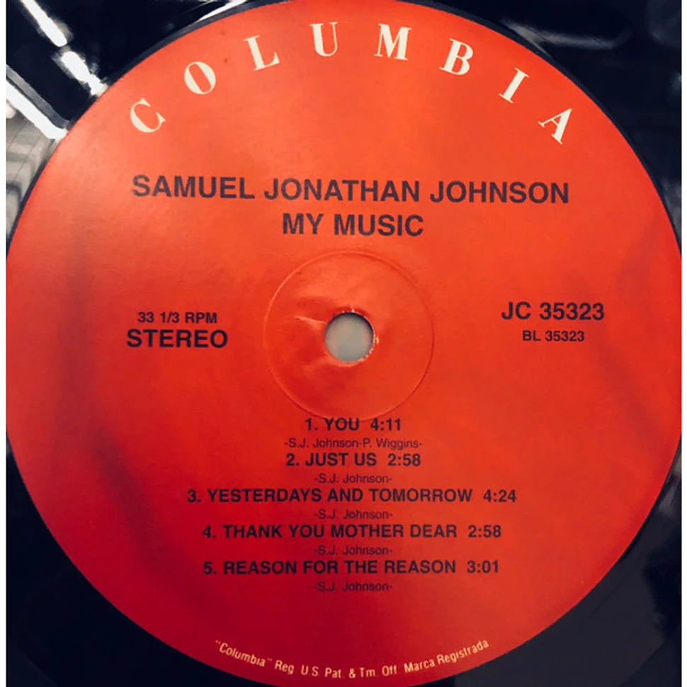 Samuel Jonathan Johnson - My Music