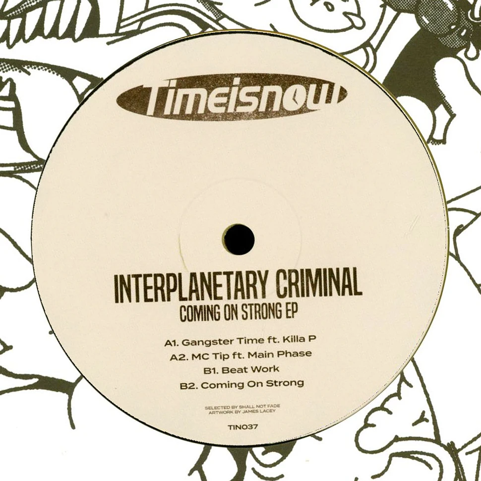 Interplanetary Criminal - Coming On Strong Ep Solid Gold Vinyl Edition