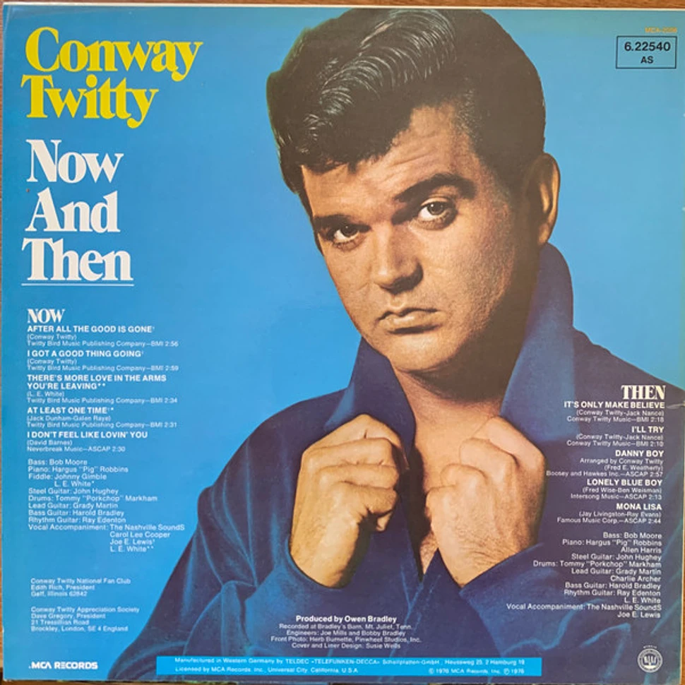 Conway Twitty - Now And Then