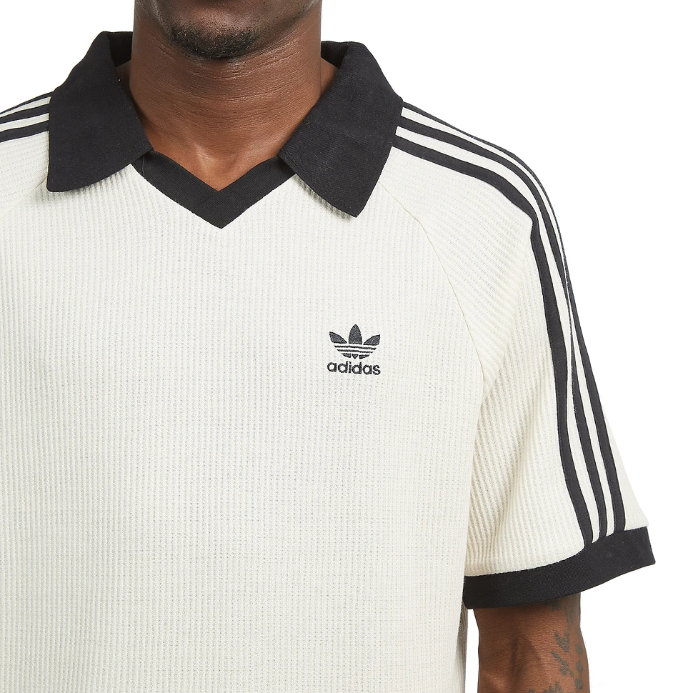 adidas - Adicolor Classics Waffle Polo Shirt (Wonder White) | HHV