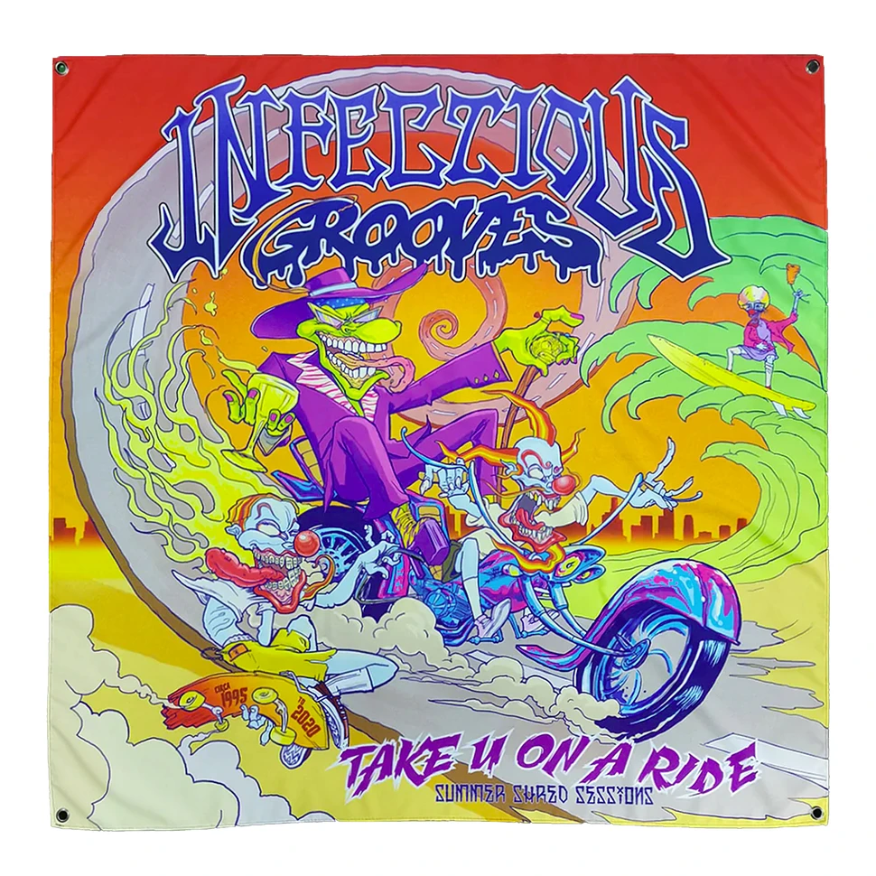 Suicidal Tendencies x Infectious Grooves - "Take You On A Ride" Wall Banner