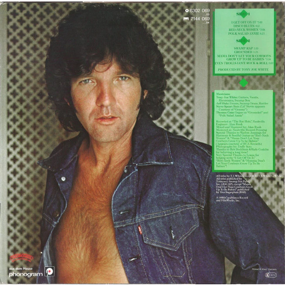 Tony Joe White - The Real Thang - Vinyl LP - 1980 - DE - Original | HHV