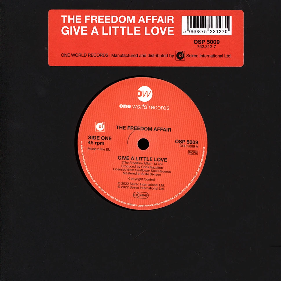 The Freedom Affair - Give A Little Love