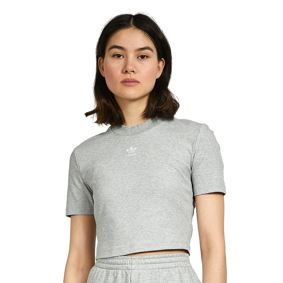 adidas - Essentials Rib Cropped Tee