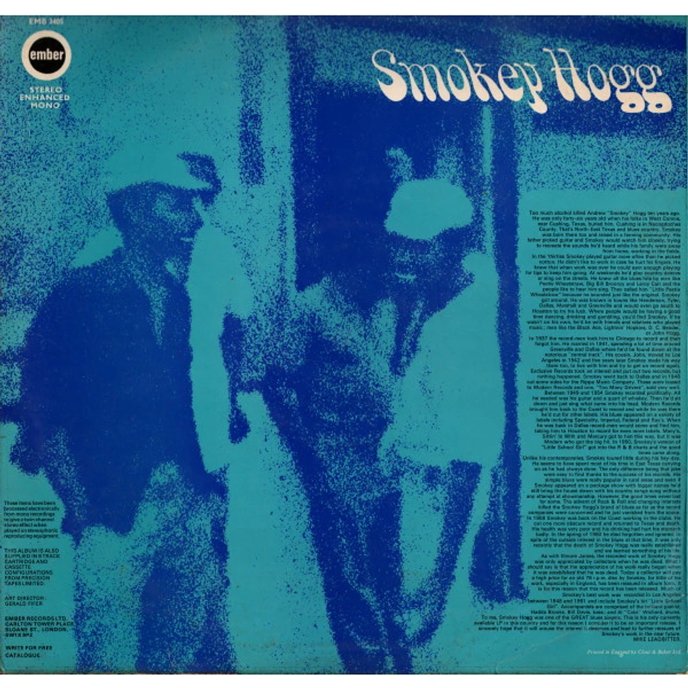 Smokey Hogg - Smokey Hogg Sings The Blues