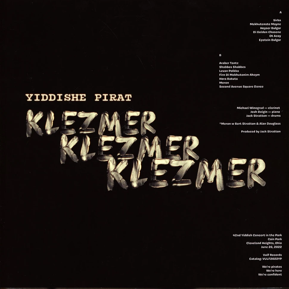 Yiddishe Pirat - Klezmer Klezmer Klezmer