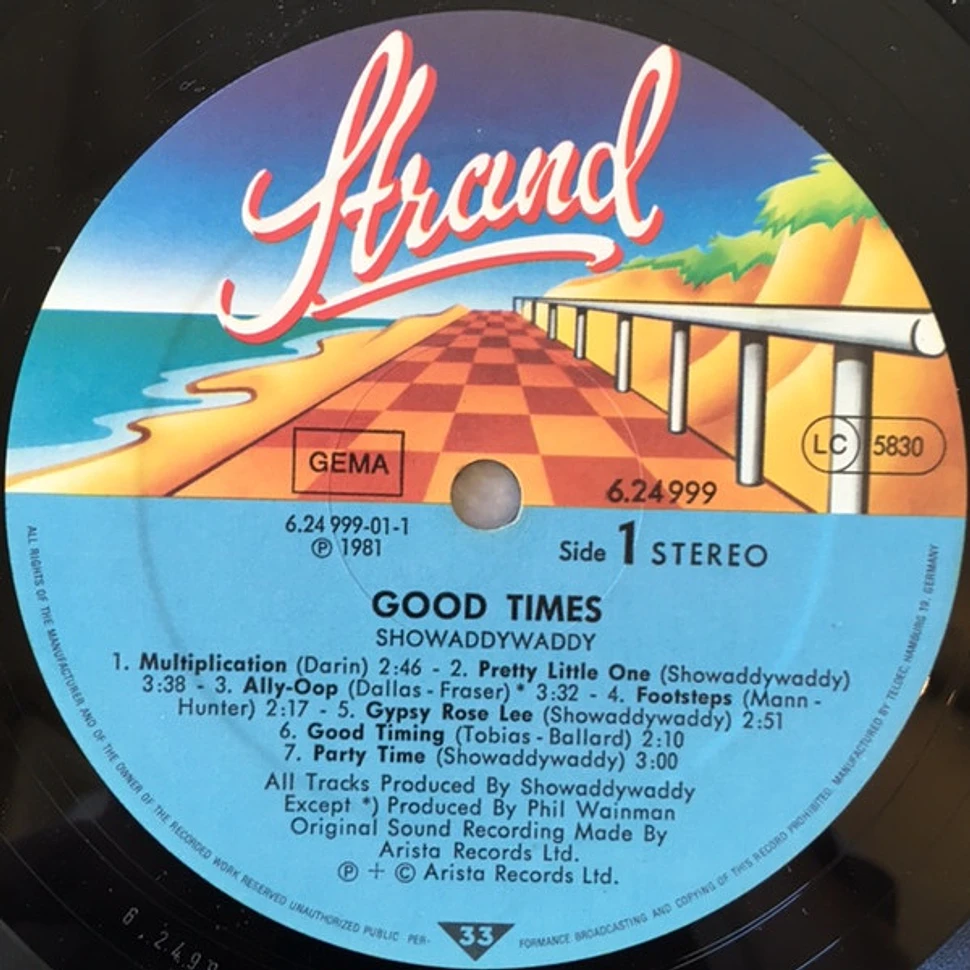 Showaddywaddy - Good Times