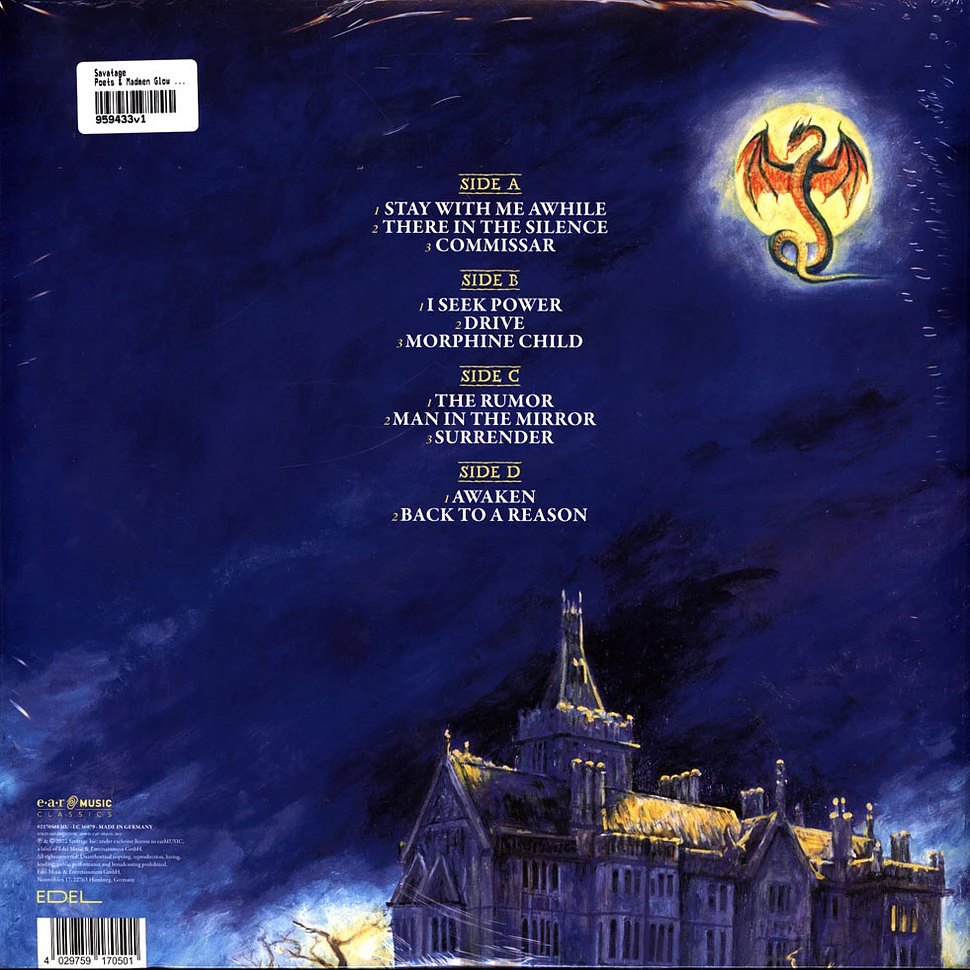 Savatage - Poets & Madmen Glow In The Dark Vinyl Edition
