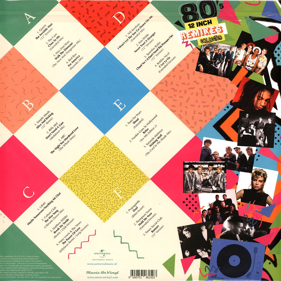 V.A. - 80's 12 Inch Remixes Collected