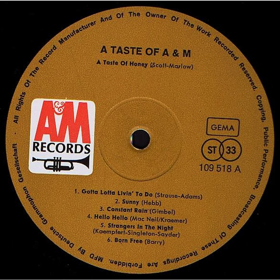 V.A. - A Taste Of A&M Records