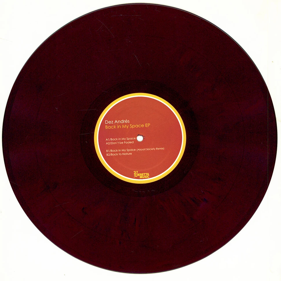 Dez Andres - Back In My Space EP Purple Vinyl Edition
