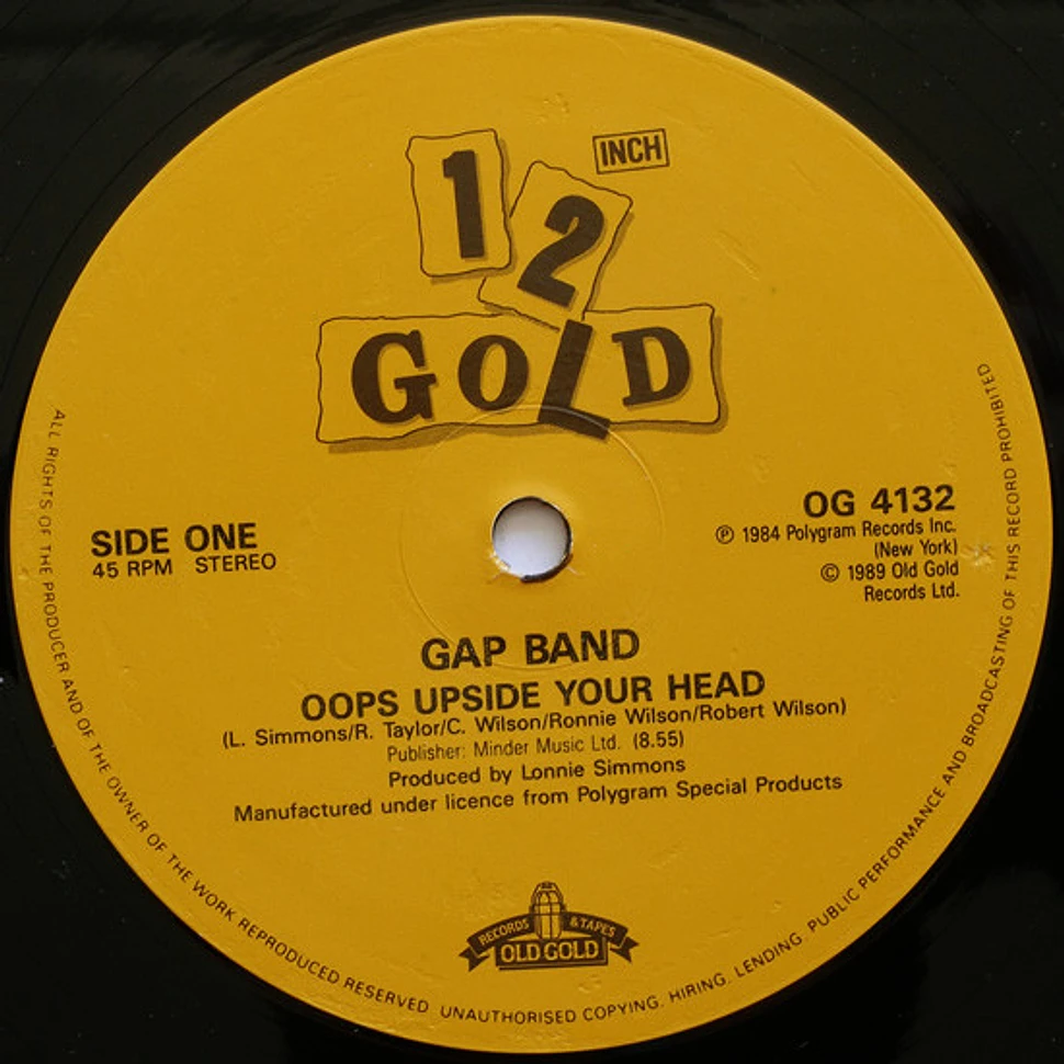 The Gap Band - Oops Upside Your Head / Burn Rubber On Me