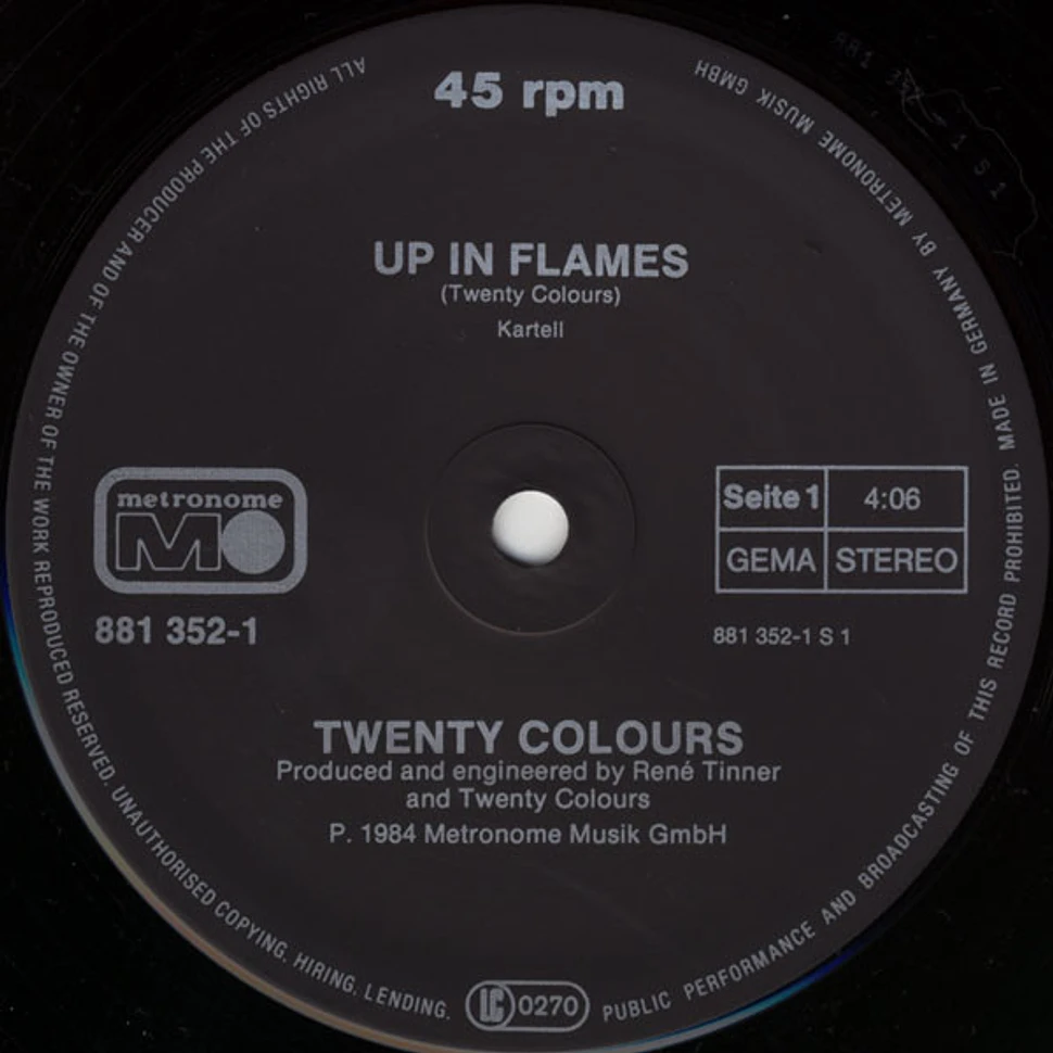 20 Colors - Up In Flames