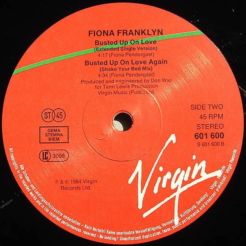 Fiona Franklyn - Busted Up On Love