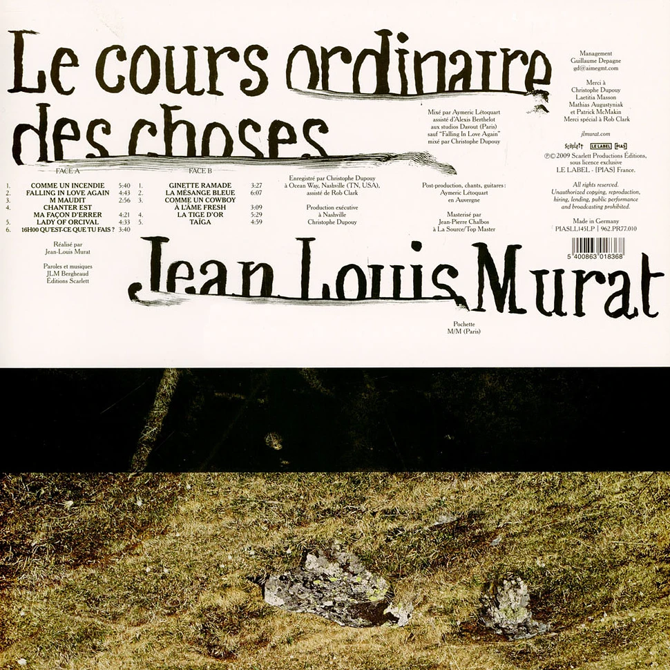 Jean-Louis Murat - Le Cours Ordinaire Des Choses