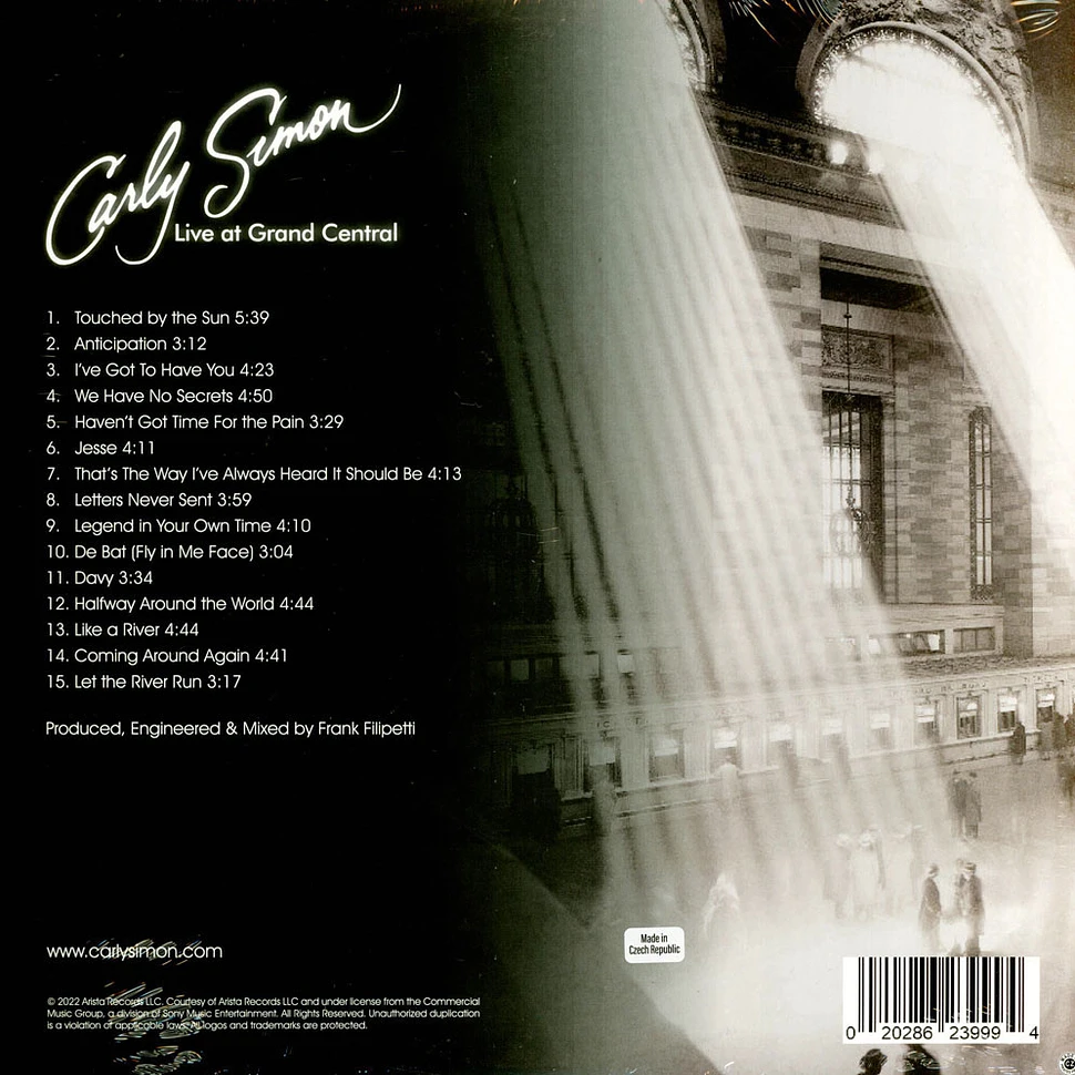 Carly Simon - Live At Grand Central