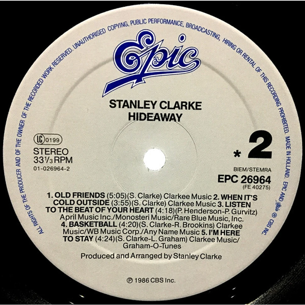 Stanley Clarke - Hideaway