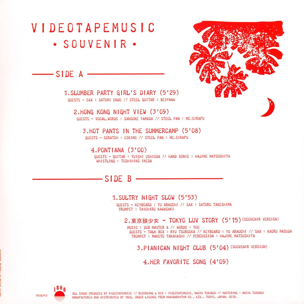 Videotapemusic - Souvenir Transparent Red Vinyl Edition