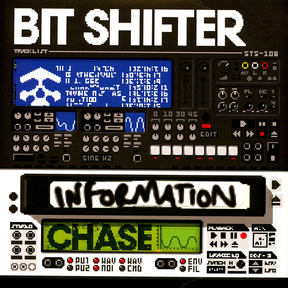 Bit Shifter - Information Chase Blue / Green Vinyl Edition