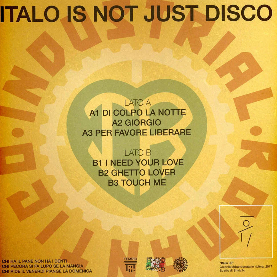 Industrial Romantico - Italo Is Not Just Disco