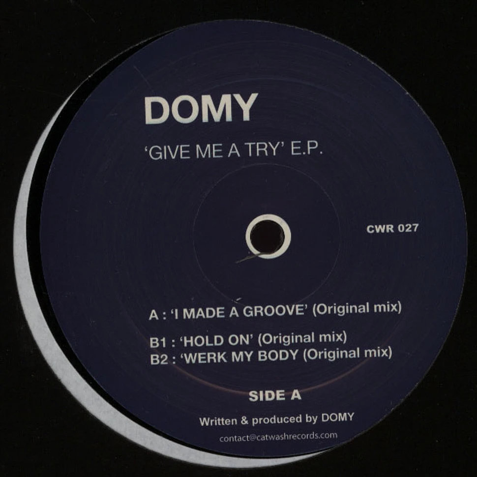 Domy - Give Me A Try EP