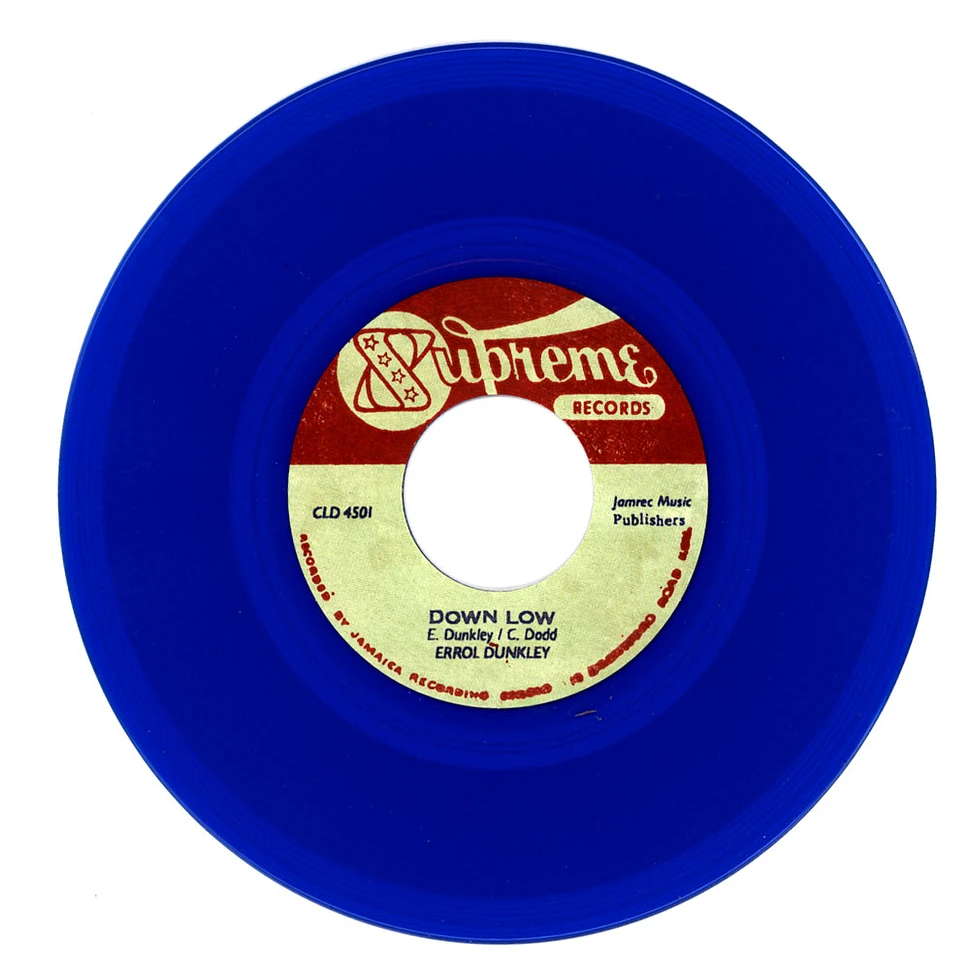 Errol Dunkley - Down Low Blue Vinyl Edition